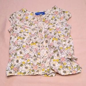 Genuine Kids Cap-Sleeved Blouse, Size 12M